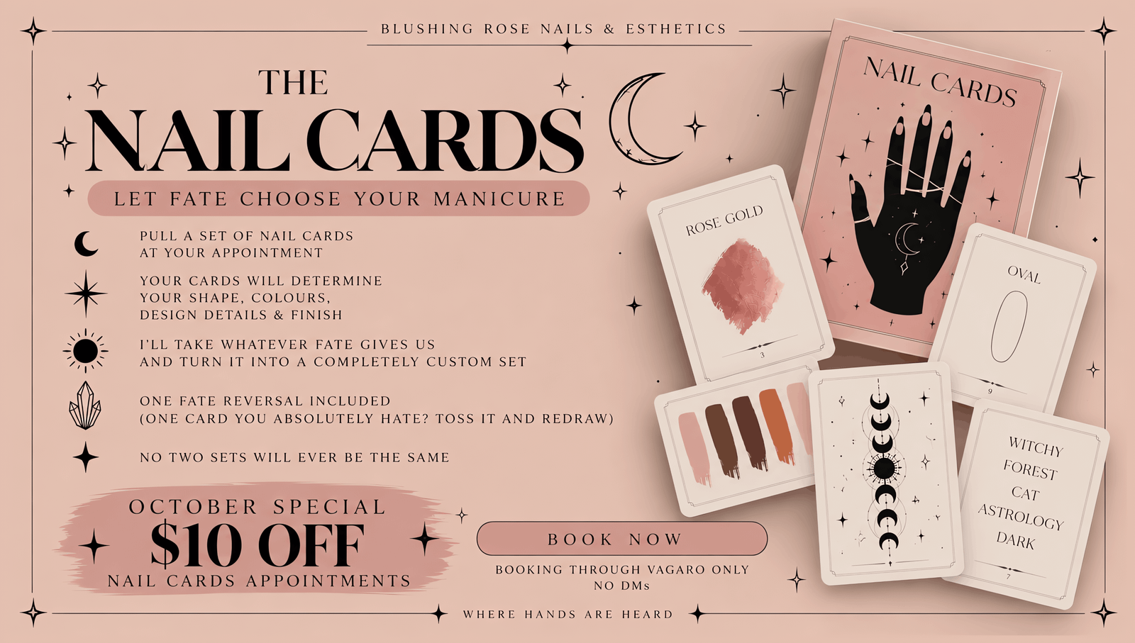 Blushing Rose Nails seasonal promotion